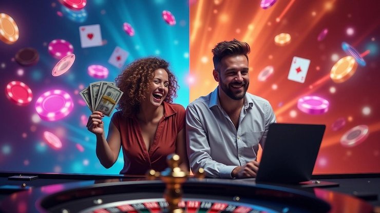 Antarmuka permainan slot populer